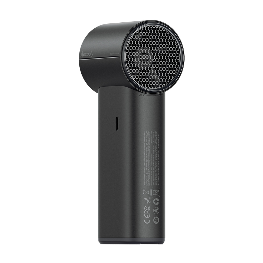 Aecooly PM02 Dijital LED Göstergeli Mist Chill Özellikli 5 Kademeli Portatif Soğutucu El Fanı - 7