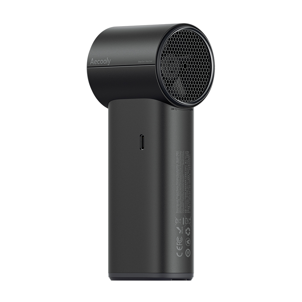 Aecooly PM02 Dijital LED Göstergeli Mist Chill Özellikli 5 Kademeli Portatif Soğutucu El Fanı - 10