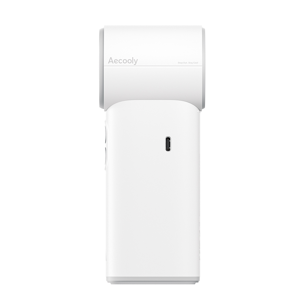 Aecooly PM02 Dijital LED Göstergeli Mist Chill Özellikli 5 Kademeli Portatif Soğutucu El Fanı - 2