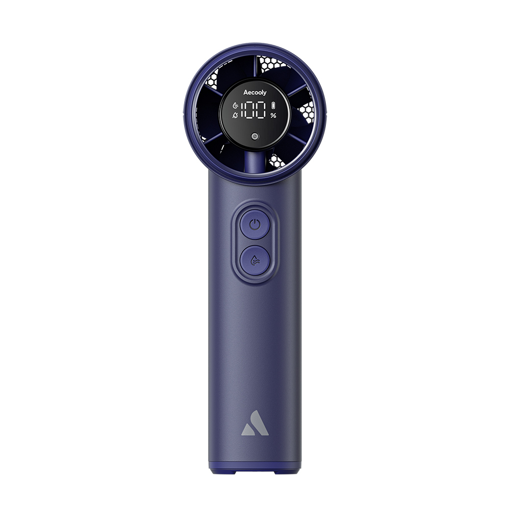 Aecooly PM02 Dijital LED Göstergeli Mist Chill Özellikli 5 Kademeli Portatif Soğutucu El Fanı - 10