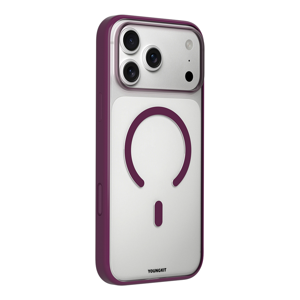 Apple iPhone 17 Pro Uyumlu Kılıf M-safe Şarj Özellikli Youngkit High Definition Serisi Kapak - 2