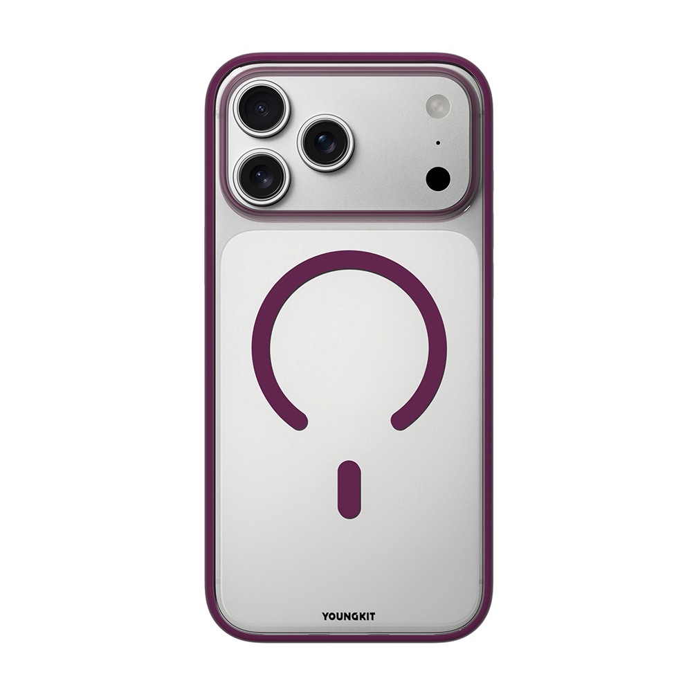 Apple iPhone 17 Pro Max Uyumlu Kılıf M-safe Şarj Özellikli Youngkit High Definition Serisi Kapak - 1