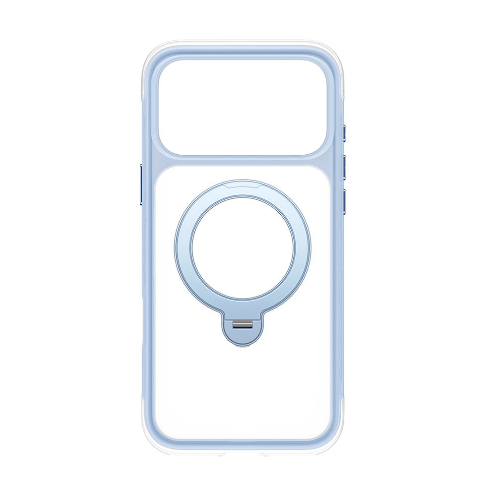 Apple iPhone 17 Pro Max Uyumlu Kılıf Wiwu AS-203 AeroShield Ultra Serisi M-safe Şarj Özellikli Airbag Tasarımlı Standlı Kapak - 5