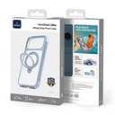 Apple iPhone 17 Pro Max Uyumlu Kılıf Wiwu AS-203 AeroShield Ultra Serisi M-safe Şarj Özellikli Airbag Tasarımlı Standlı Kapak - 8