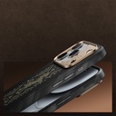 Apple iPhone 17 Pro Uyumlu Kılıf M-safe Şarj Özellikli Karbon Fiber Tasarımlı Benks Knight ArmorPro Kevlar Kapak - 4