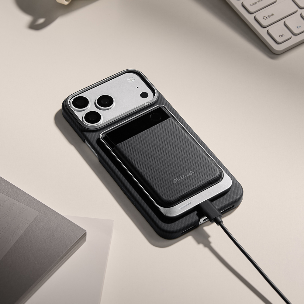 Pitaka Plaud Note Uyumlu Black Gray Serisi MagMod Kartlık ve Şarj Seti - 6