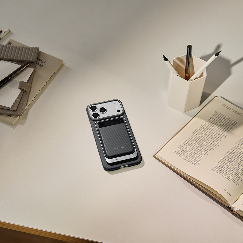 Pitaka Plaud Note Uyumlu Black Gray Serisi MagMod Kartlık ve Şarj Seti - 13