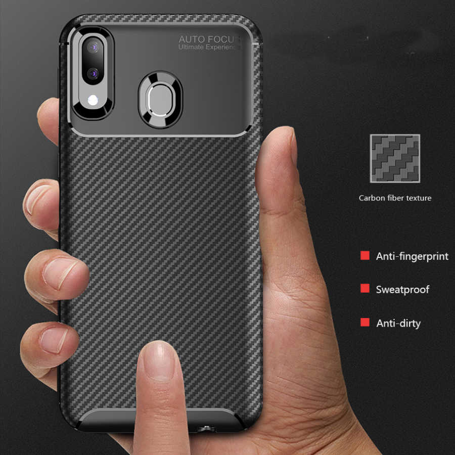 Samsung Galaxy A30 Uyumlu Kılıf Zore Negro Silikon Kapak - 6