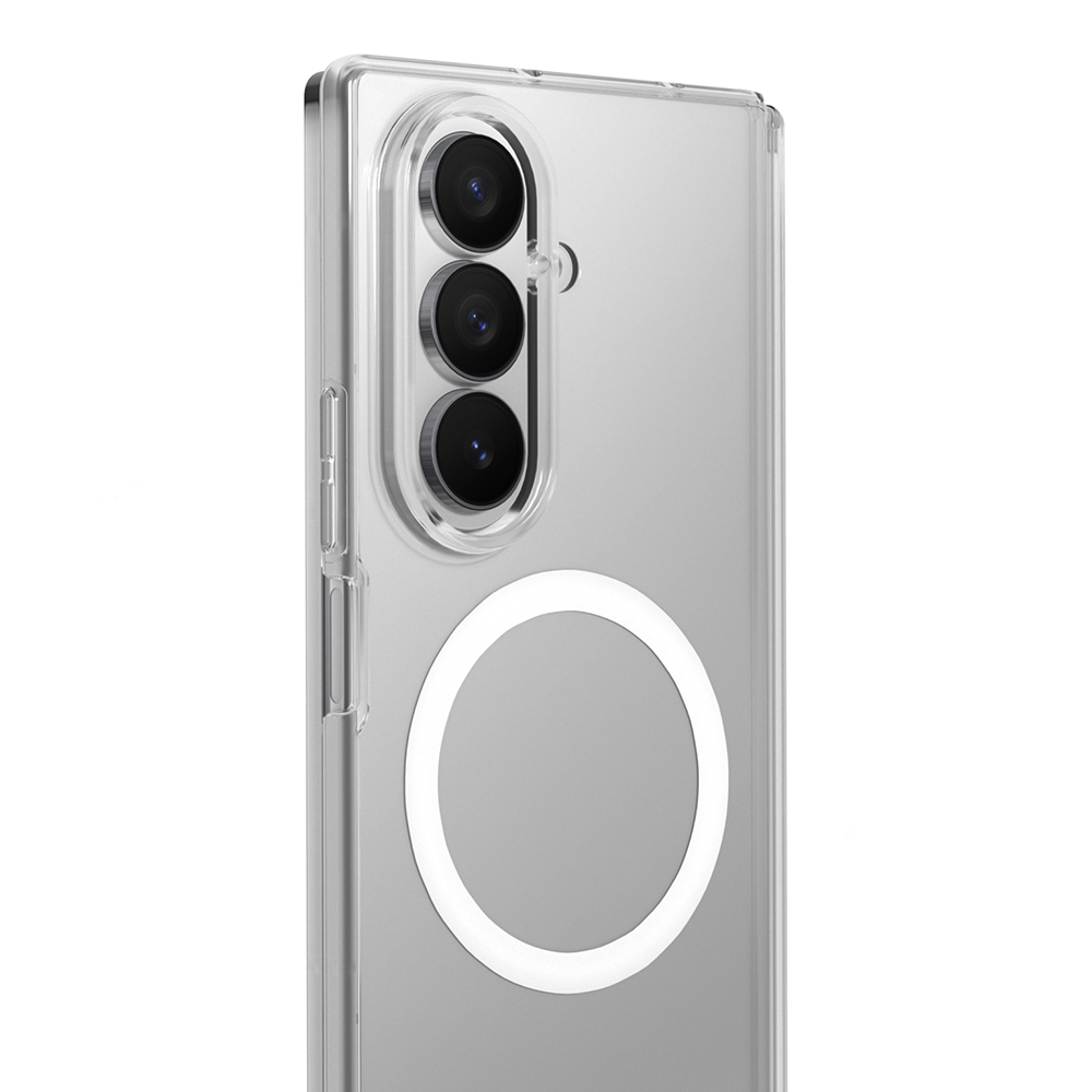 Samsung Galaxy Z Fold 7 Uyumlu Kılıf M-safe Şarj Özellikli Youngkit Clear Serisi Kapak - 1