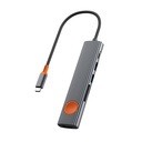 Wiwu Wi-HB8007 Travel Serisi 7in1 HDMI (4K@60Hz) Girişli 100W PD Type-C Hub Bağlantı İstasyonu - 3