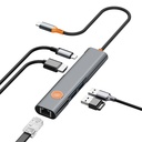 Wiwu Wi-HB005 Travel Serisi 5in1 HDMI (4K@60Hz) Girişli + RJ45 + 100W PD Type-C Hub Bağlantı İstasyonu - 1