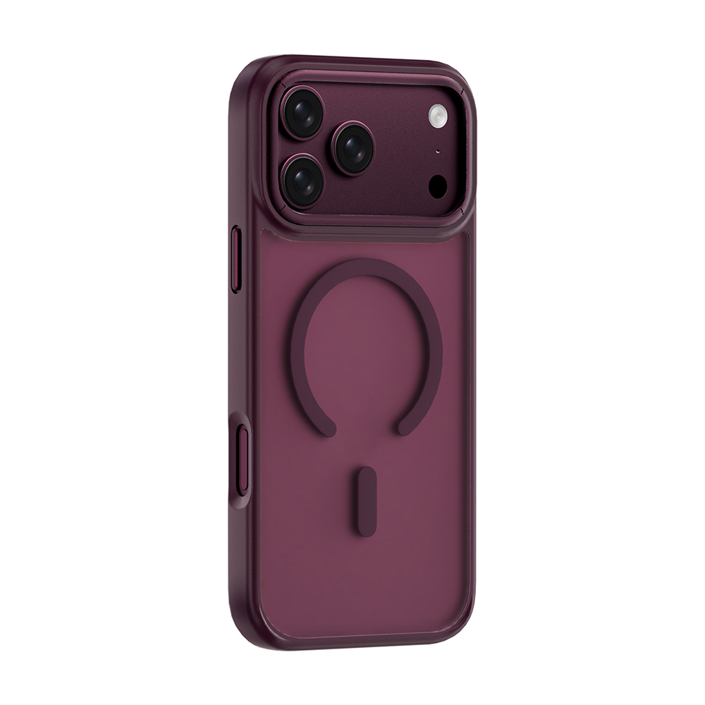 Apple iPhone 17 Pro Uyumlu Kılıf Wiwu FGG-012 ArmorPro Serisi M-safe Şarj Özellikli Parmak İzi Bırakmayan Kılıf - 2