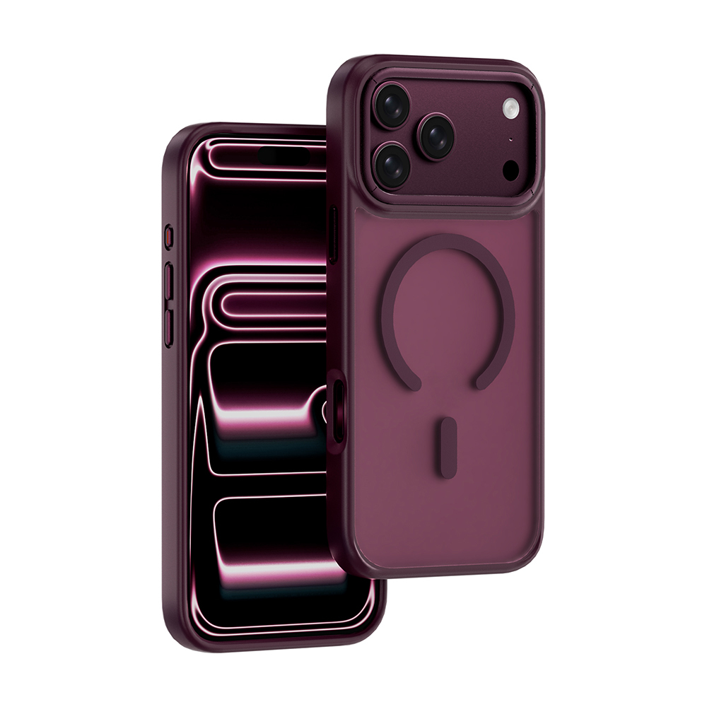 Apple iPhone 17 Pro Uyumlu Kılıf Wiwu FGG-012 ArmorPro Serisi M-safe Şarj Özellikli Parmak İzi Bırakmayan Kılıf - 6