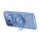 Apple iPhone 17 Pro Max Uyumlu Kılıf Wiwu AG-203 AeroGuard Ultra Serisi M-safe Şarj Özellikli Airbag Tasarımlı Standlı Kapak - 3