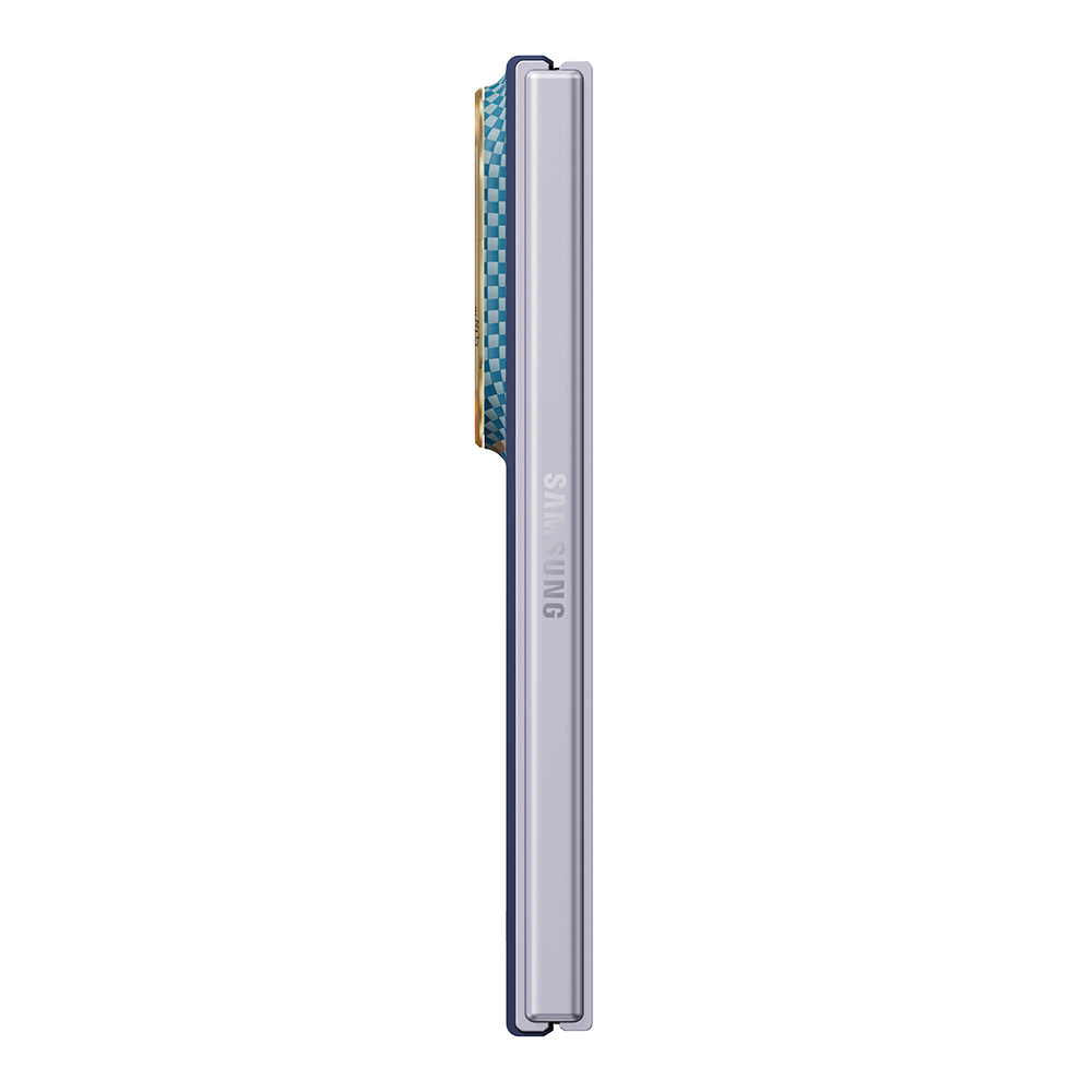 Galaxy Z Fold 8 Kılıf M-safe Şarj Özellikli Aramid Karbon Fiber Pitaka Sunset 2.0 California Dream Serisi Kapak - 4