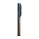 Galaxy Z Fold 8 Kılıf M-safe Şarj Özellikli Aramid Karbon Fiber Pitaka Sunset 2.0 California Dream Serisi Kapak - 9