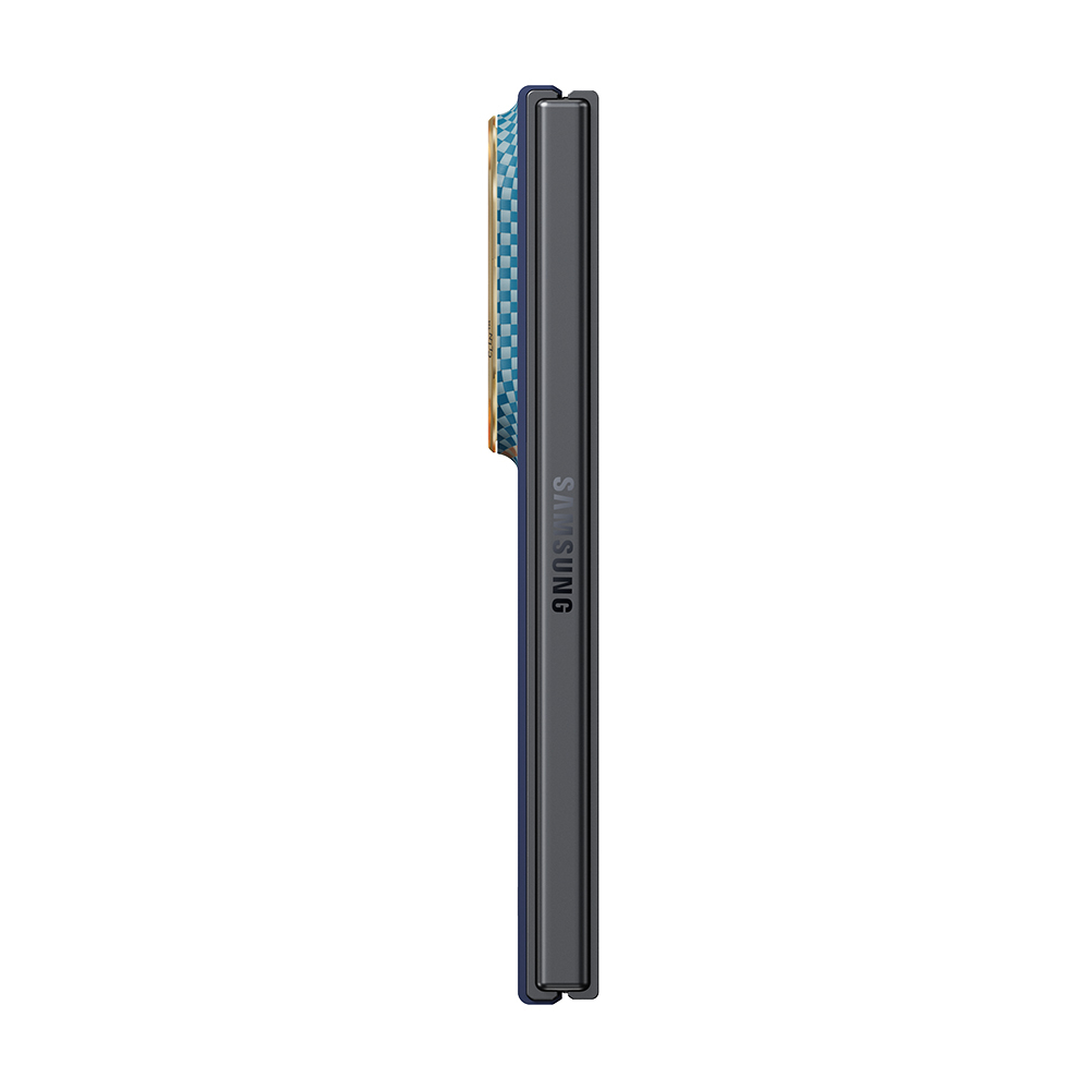 Galaxy Z Fold 8 Kılıf M-safe Şarj Özellikli Aramid Karbon Fiber Pitaka Sunset 2.0 California Dream Serisi Kapak - 10
