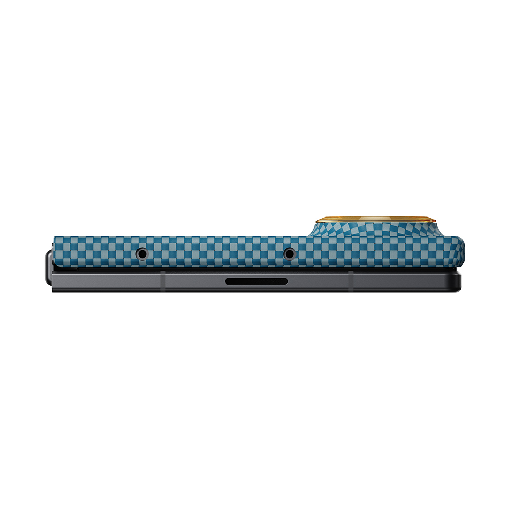 Galaxy Z Fold 8 Kılıf M-safe Şarj Özellikli Aramid Karbon Fiber Pitaka Sunset 2.0 California Dream Serisi Kapak - 11