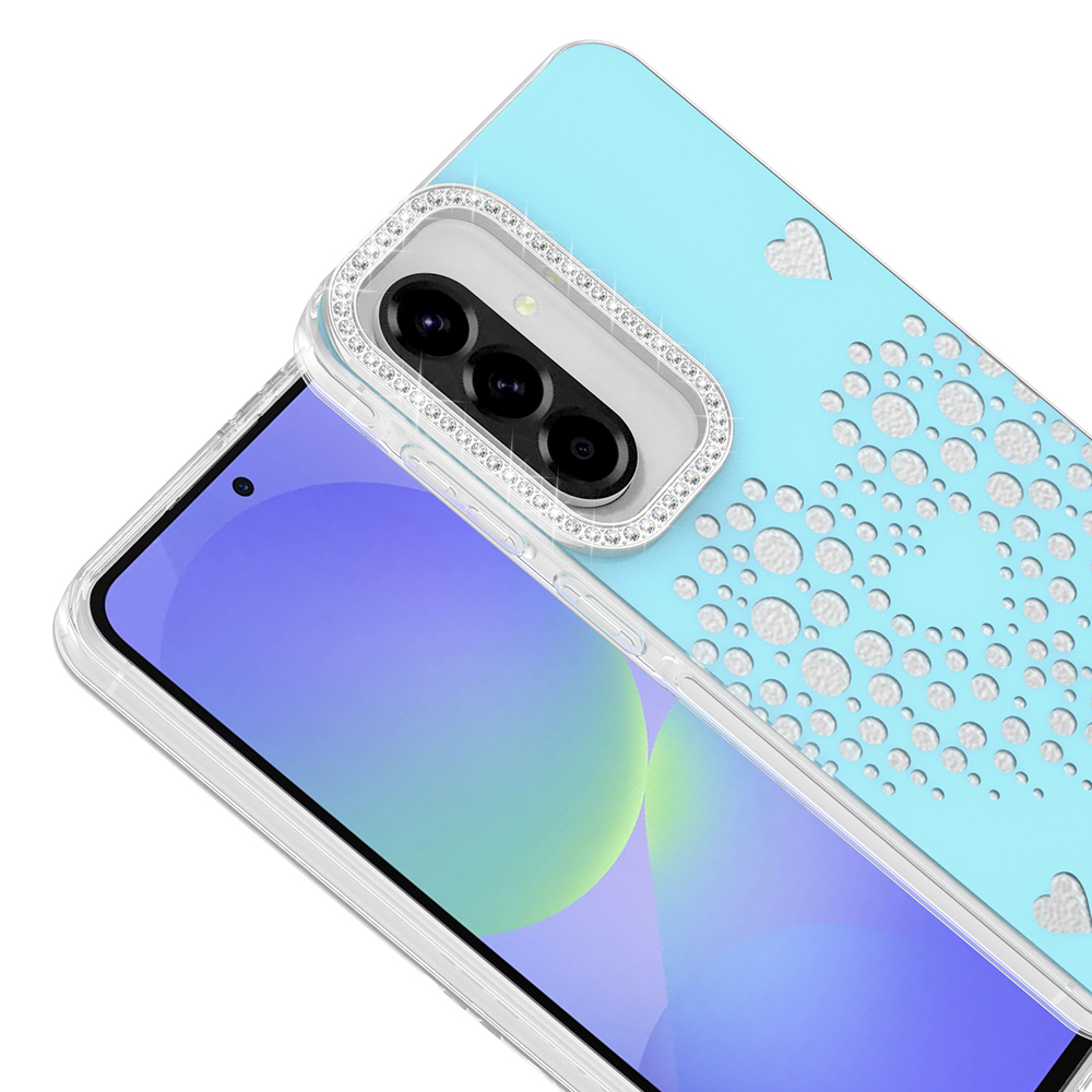 Samsung Galaxy A37 Uyumlu Kılıf Damla Taşlı Zore Rivas Sert PC Kapak - 1