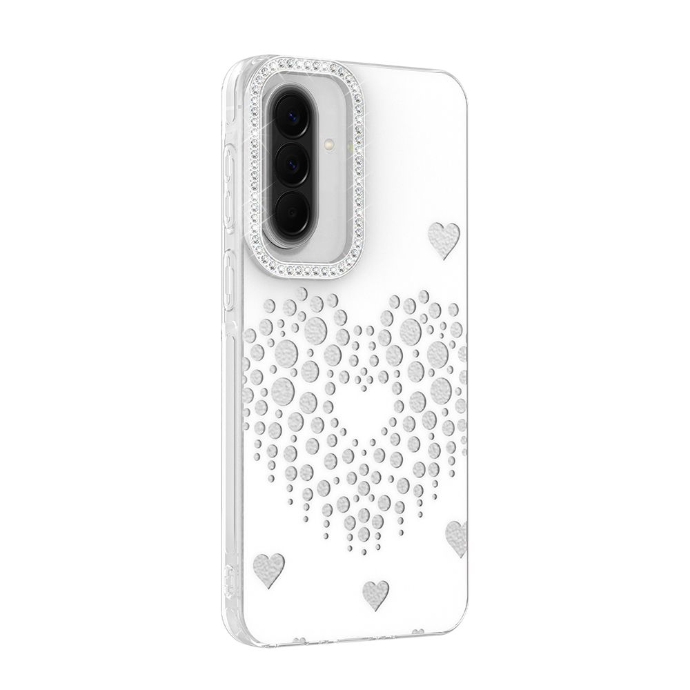 Samsung Galaxy S24 FE Uyumlu Kılıf Damla Taşlı Zore Rivas Sert PC Kapak - 2