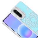Samsung Galaxy S24 FE Uyumlu Kılıf Damla Taşlı Zore Rivas Sert PC Kapak - 1