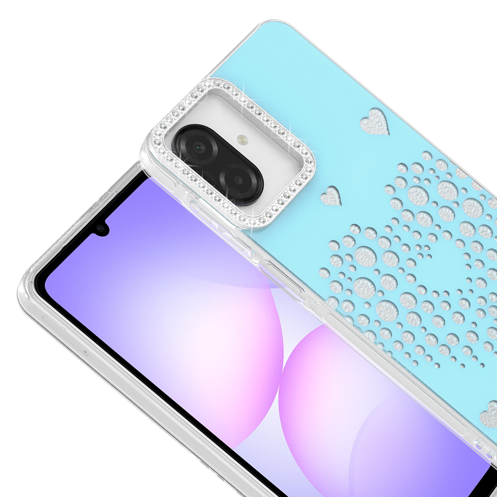 Samsung Galaxy A07 Uyumlu Kılıf Damla Taşlı Zore Rivas Sert PC Kapak - 1