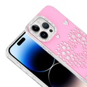 Apple iPhone 14 Pro Max Uyumlu Kılıf Damla Taşlı Zore Rivas Sert PC Kapak - 1