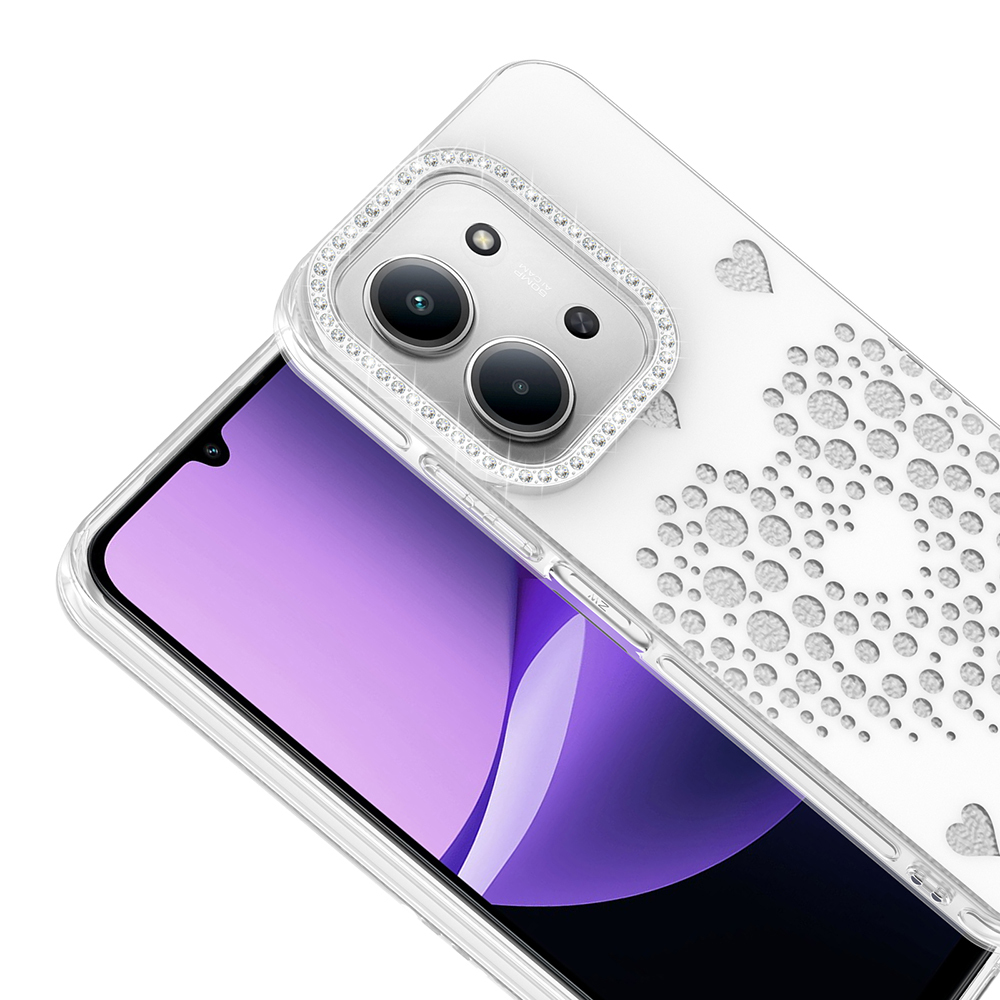 Xiaomi Redmi 15C Uyumlu Kılıf Damla Taşlı Zore Rivas Sert PC Kapak - 1