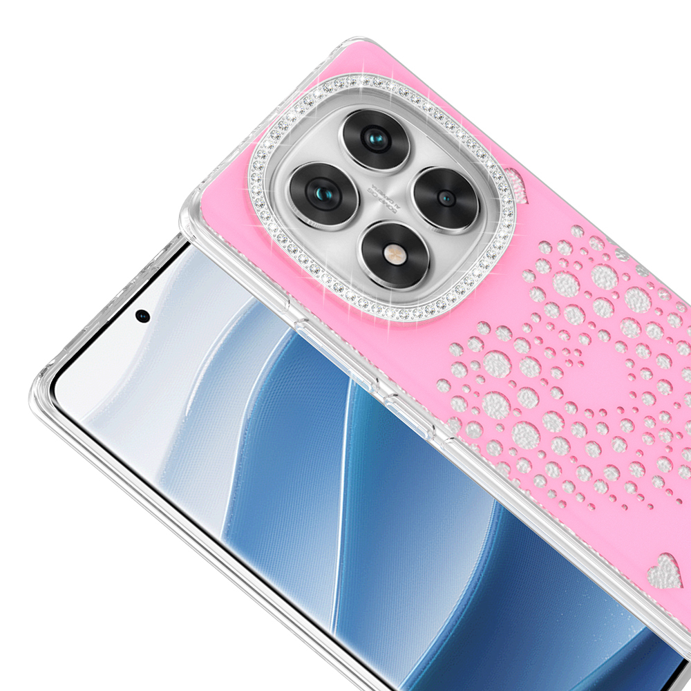 Xiaomi Redmi Note 14 Pro 4G Uyumlu Kılıf Damla Taşlı Zore Rivas Sert PC Kapak - 1