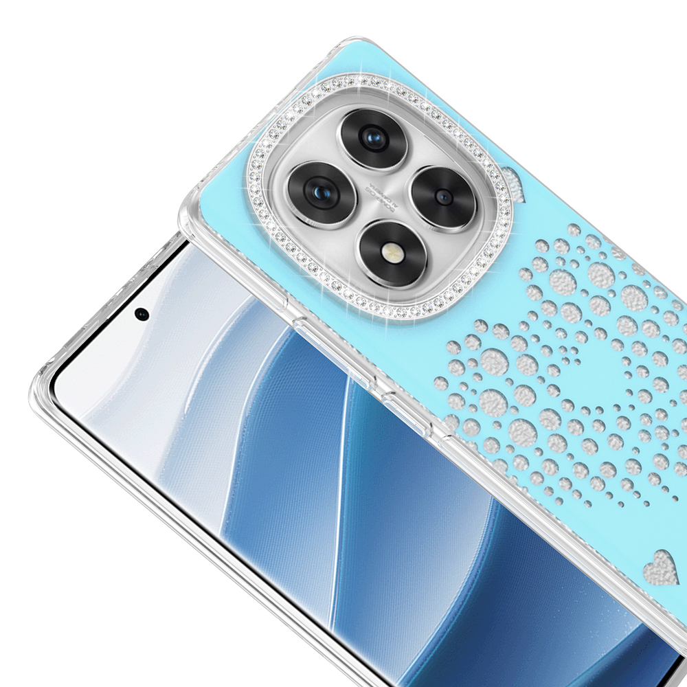 Xiaomi Redmi Note 14 Pro 4G Uyumlu Kılıf Damla Taşlı Zore Rivas Sert PC Kapak - 1