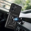 Vivo Y35 Uyumlu Kılıf Magnetik Standlı Kamera Korumalı Zore Sürgülü Vega Kapak - 2