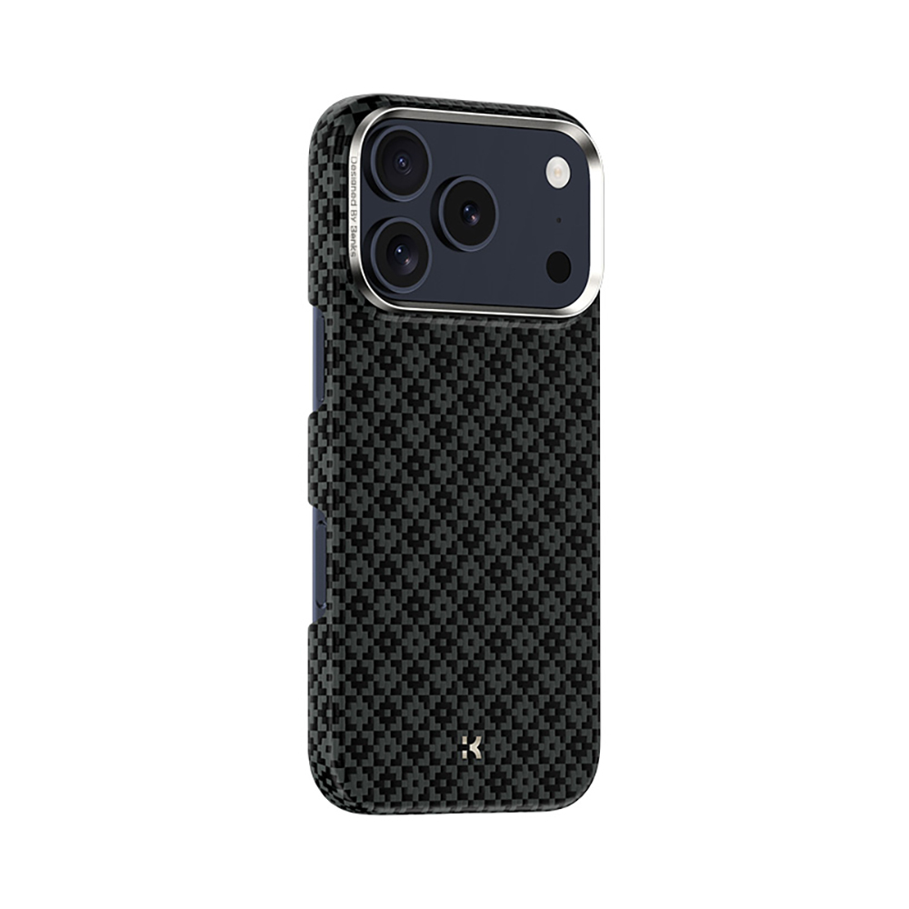 Apple iPhone 18 Pro Max Kılıf M-Safe Şarj Özellikli Benks ArmorAir ArmorGrid Serisi Yükseltilmiş Kamera Çerçevesi C1 Kevlar Karbon Kapak - 2