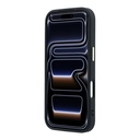 Apple iPhone 18 Pro Kılıf Guess Orjinal Lisanslı 4G Büyük Resin Logolu PU Kapak - 4