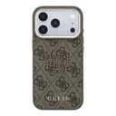 Apple iPhone 18 Pro Kılıf Guess Orjinal Lisanslı 4G Büyük Resin Logolu PU Kapak - 2