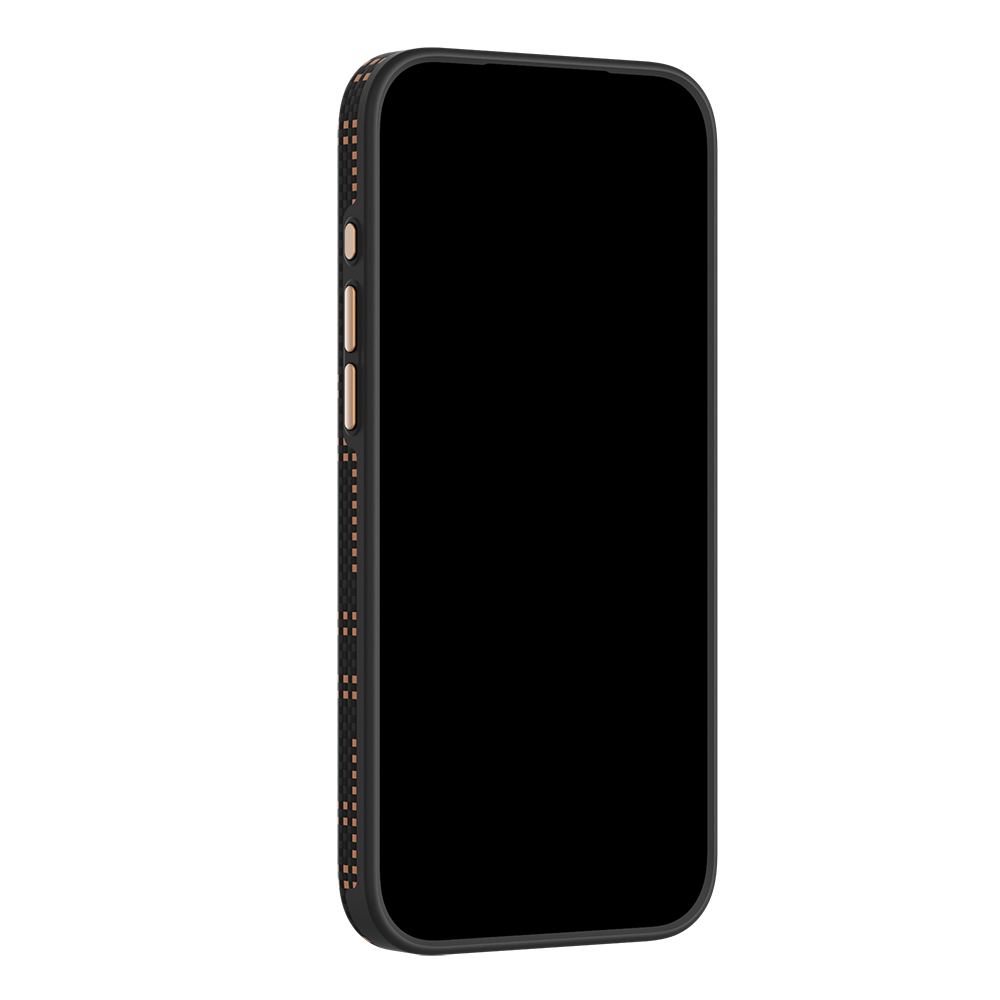 Apple iPhone 18 Pro Kılıf M-safe Şarj Özellikli Raptic Aramid Dual Ultra Grid Serisi Karbon Kapak - 4
