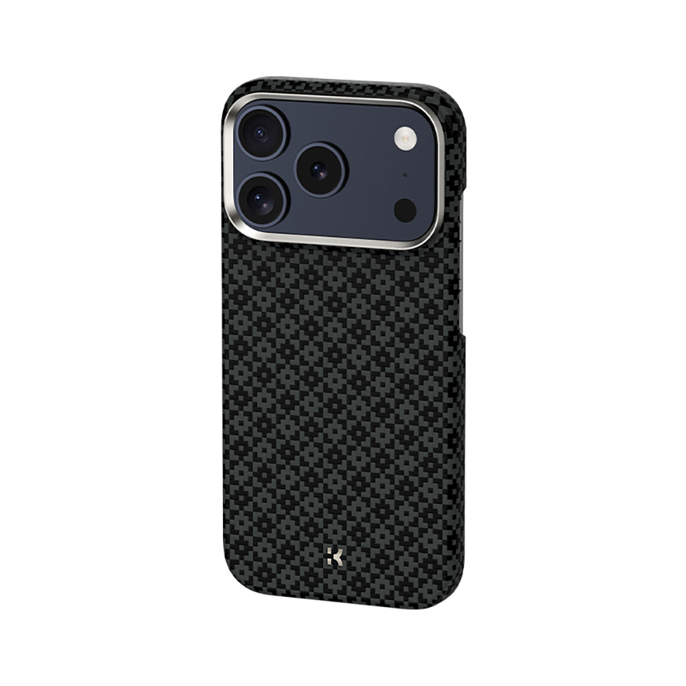Apple iPhone 18 Pro Kılıf M-Safe Şarj Özellikli Benks ArmorAir ArmorGrid Serisi Yükseltilmiş Kamera Çerçevesi C1 Kevlar Karbon Kapak - 3