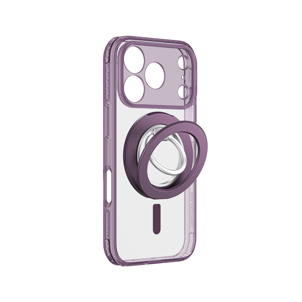 Apple iPhone 18 Pro Max Kılıf M-safe Şarj Özellikli Yüzük Standlı Amazingthing Titan Pro Grip Ring Serisi Kapak - 3
