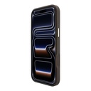 Apple iPhone 18 Pro Max Kılıf Guess Orjinal Lisanslı M-safe Şarj Özellikli Deri 4G Desenli Şeritli Yazı Logolu Kapak - 4