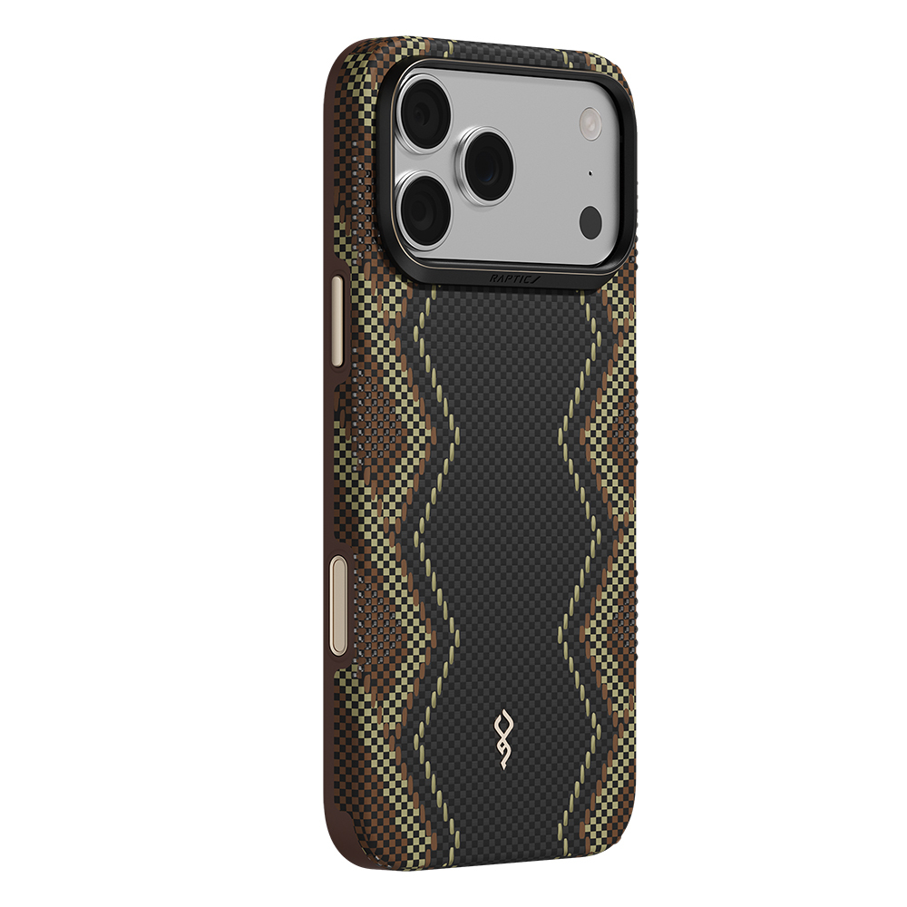Apple iPhone 18 Pro Max Kılıf M-safe Şarj Özellikli Raptic Aramid Dual Ultra Scepter Serisi Karbon Kapak - 2