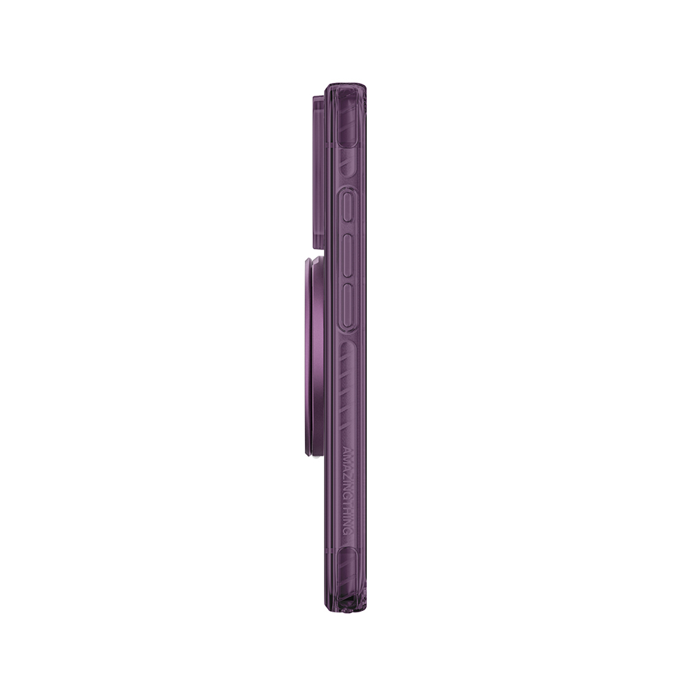 Apple iPhone 18 Pro Kılıf M-safe Şarj Özellikli Yüzük Standlı Amazingthing Titan Pro Grip Ring Serisi Kapak - 5