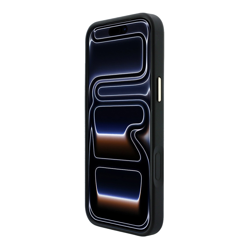 Apple iPhone 18 Pro Max Kılıf Guess Orjinal Lisanslı M-safe Şarj Özellikli Metal Kamera Çerçeveli C-Magnet 4G Desenli Yazı Logolu Kapak - 4