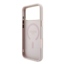 Apple iPhone 18 Pro Kılıf Guess Orjinal Lisanslı M-safe Şarj Özellikli Metal Kamera Çerçeveli C-Magnet 4G Desenli Yazı Logolu Kapak - 6
