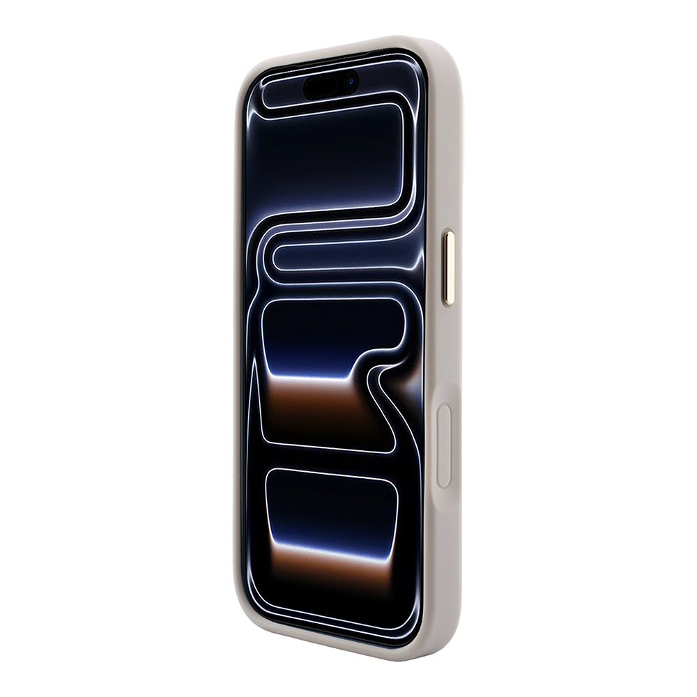 Apple iPhone 18 Pro Kılıf Guess Orjinal Lisanslı M-safe Şarj Özellikli Sıcak Baskılı Yazı Logolu C-Magnet PU Deri Peony Kapak - 4