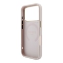 Apple iPhone 18 Pro Max Kılıf Guess Orjinal Lisanslı M-safe Şarj Özellikli Sıcak Baskılı Yazı Logolu C-Magnet PU Deri Peony Kapak - 6