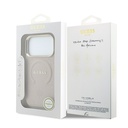 Apple iPhone 18 Pro Max Kılıf Guess Orjinal Lisanslı M-safe Şarj Özellikli Sıcak Baskılı Yazı Logolu C-Magnet PU Deri Peony Kapak - 7