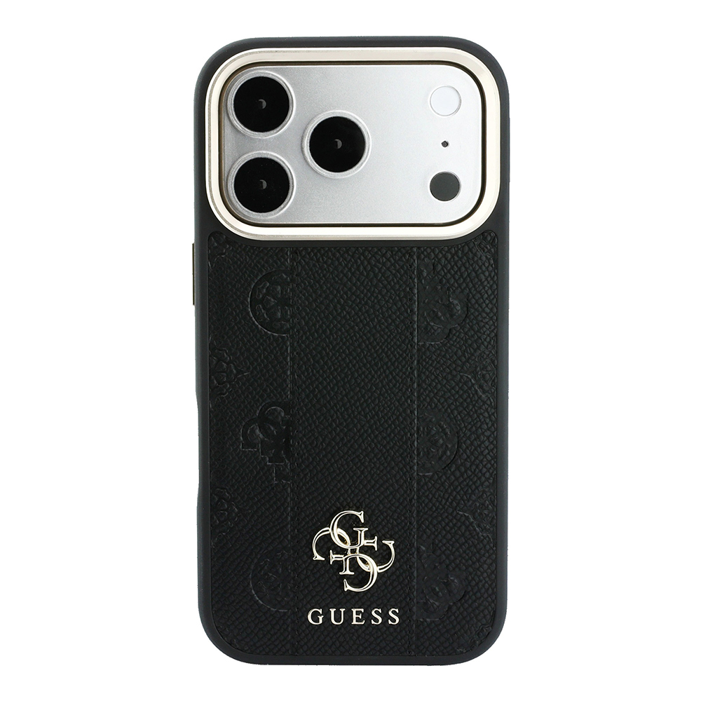 Apple iPhone 18 Pro Kılıf Guess Orjinal Lisanslı M-safe Şarj Özellikli Şeritli Peony 4G ve Yazı Logolu Kapak - 2