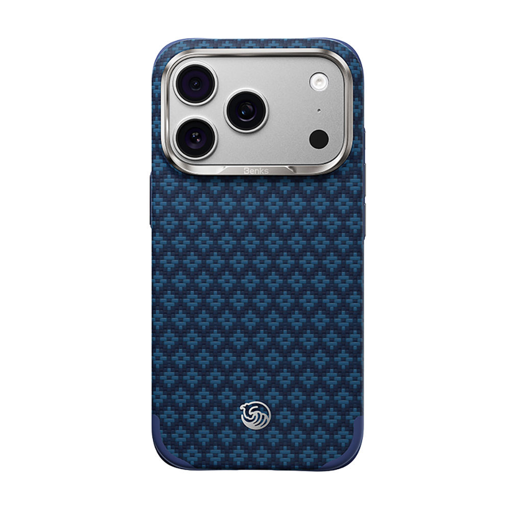 Apple iPhone 18 Pro Max Kılıf M-Safe Şarj Özellikli Yükseltilmiş Kamera Çerçeveli Benks ArmorGrid ArmorEdge X9 Serisi Kevlar Karbon Kapak - 2