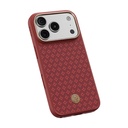 Apple iPhone 18 Pro Kılıf M-Safe Şarj Özellikli Yükseltilmiş Kamera Çerçeveli Benks ArmorPro ArmorGrid Serisi Kevlar Karbon Kapak - 2