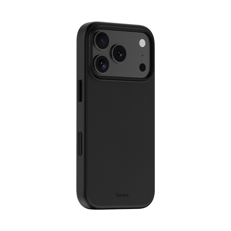 Apple iPhone 18 Pro Kılıf M-safe Şarj Özellikli Çizilmeye Dayanıklı Benks VitaPro Serisi PU Deri Kapak - 1