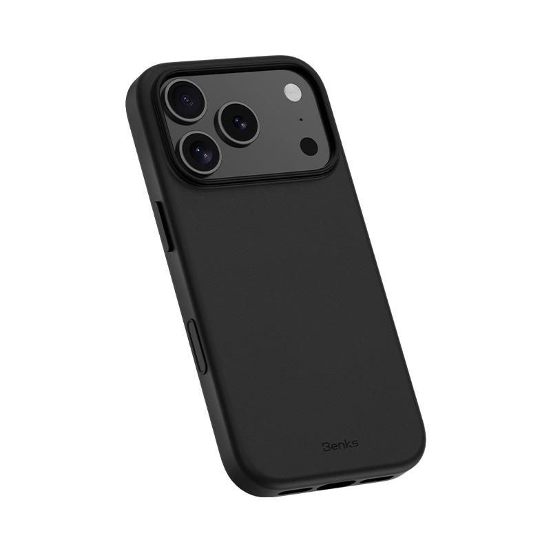 Apple iPhone 18 Pro Kılıf M-safe Şarj Özellikli Çizilmeye Dayanıklı Benks VitaPro Serisi PU Deri Kapak - 2